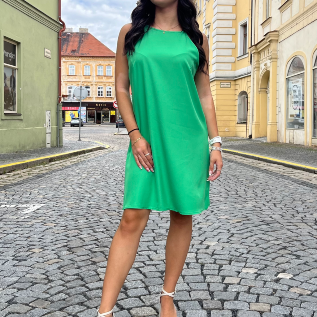 zelené šaty+